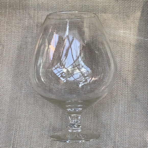 Kitchen Vintage Large Clear Glass Brandy Snifter Fish Bowl Terrarium